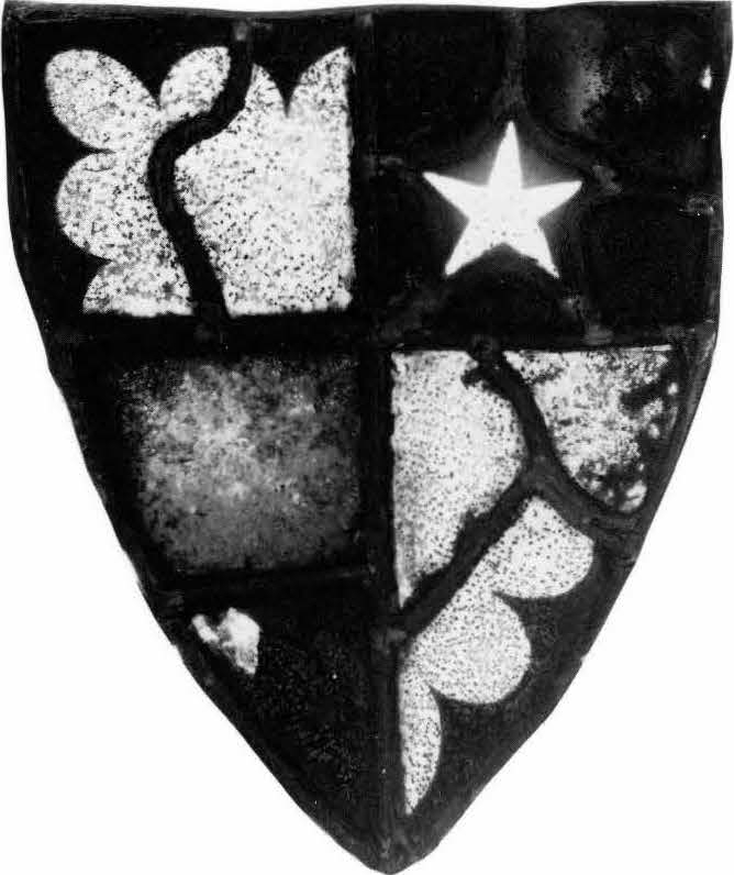 HERALDIC SHIELD, ARMS OF HUGH DE VERE