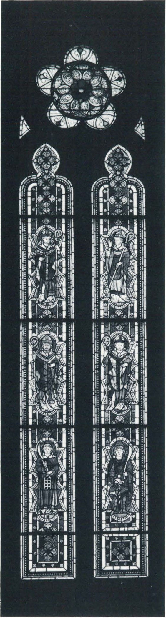 WINDOW WITH SIX SAINTS