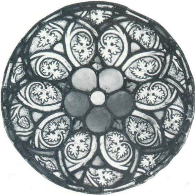 PAIR OF GRISAILLE ROUNDELS