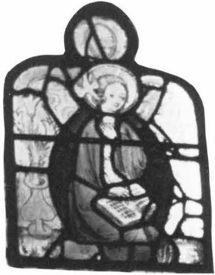 VIRGIN OF THE ANNUNCIATION FROM A TRACERY LIGHT