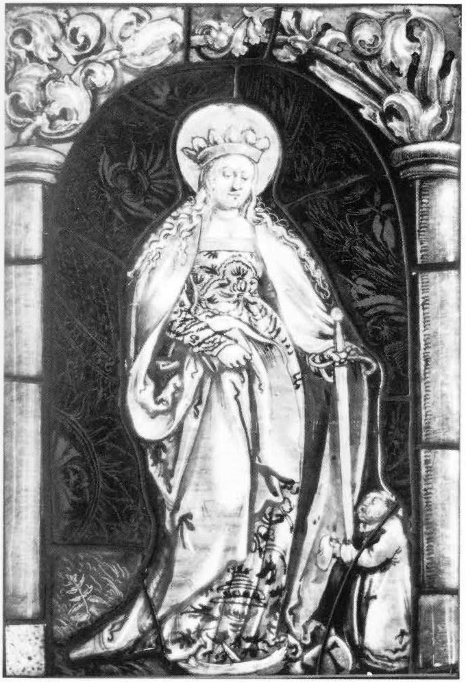 ST. CATHERINE OF ALEXANDRIA WITH A DONOR