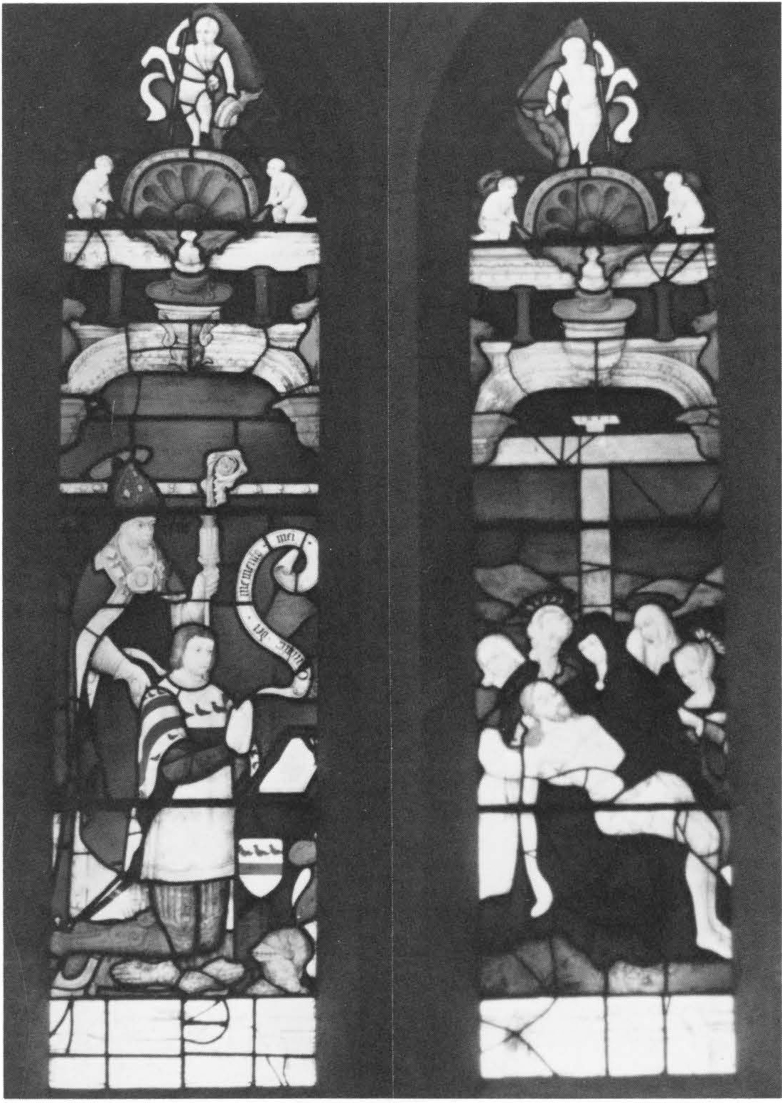 Double Light Window with Rene De Thory as Donor