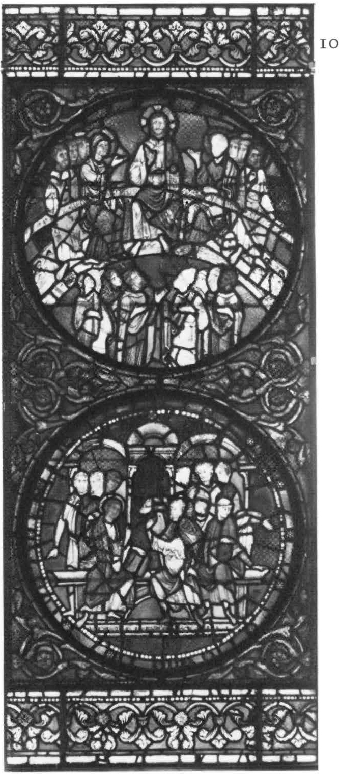 Window Made Up of Two Medallions and Ornament