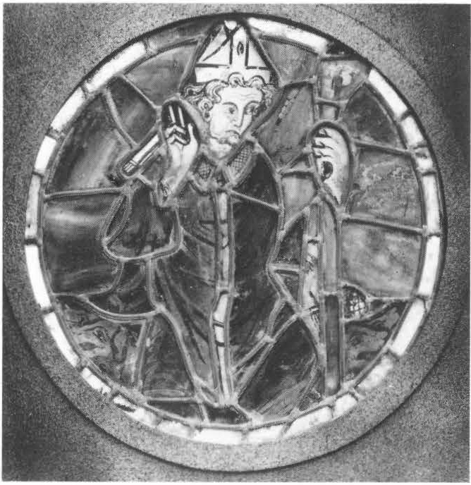Bishop Blessing and Holding a Crosier