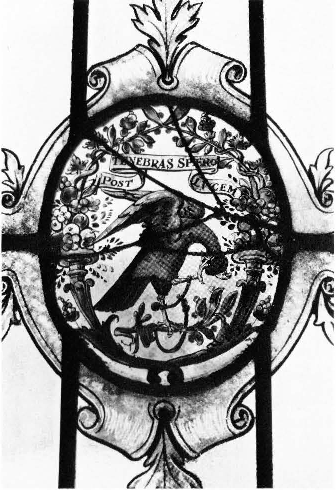 An Heraldic Badge with a Falcon