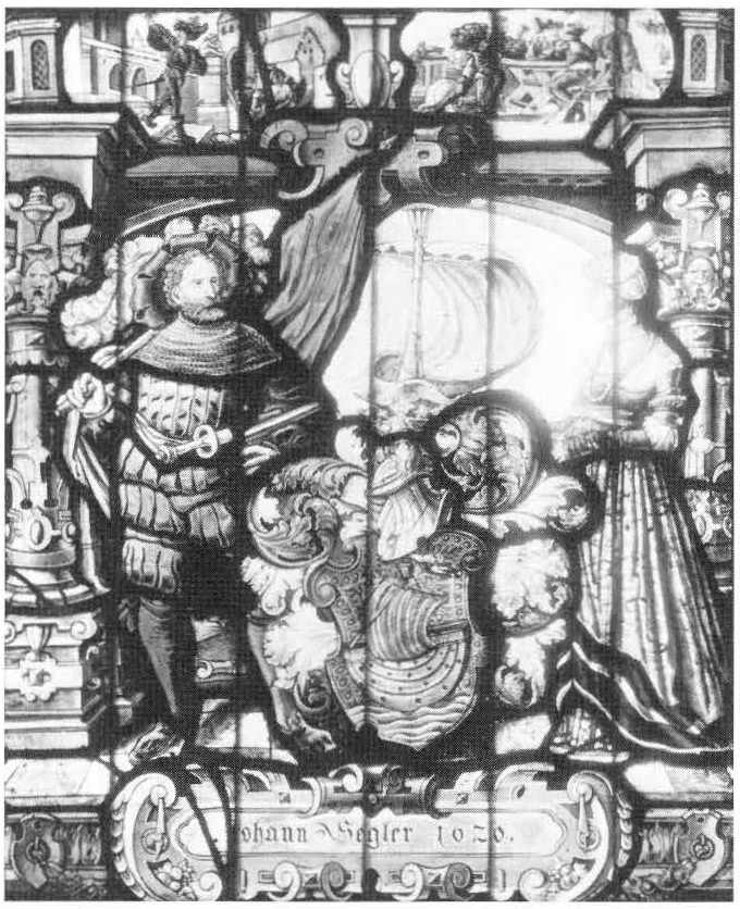 Heraldic Panel with Arms of Johann Segler