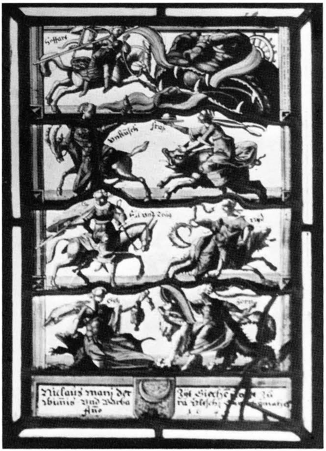 Panel with Allegorical Figures