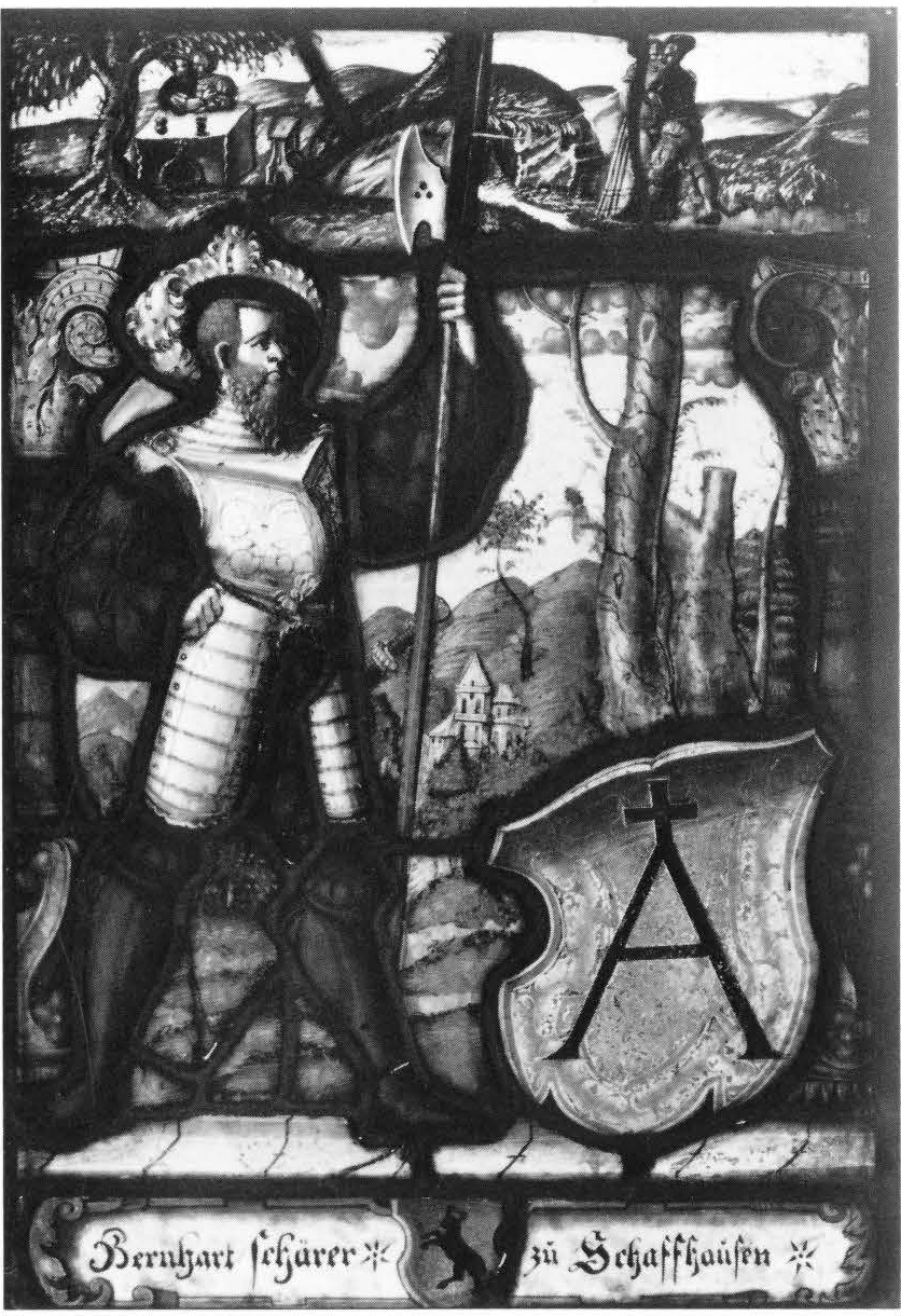 Heraldic Panel with the Arms of Bernhart Scharer of Schaffhausen (?)