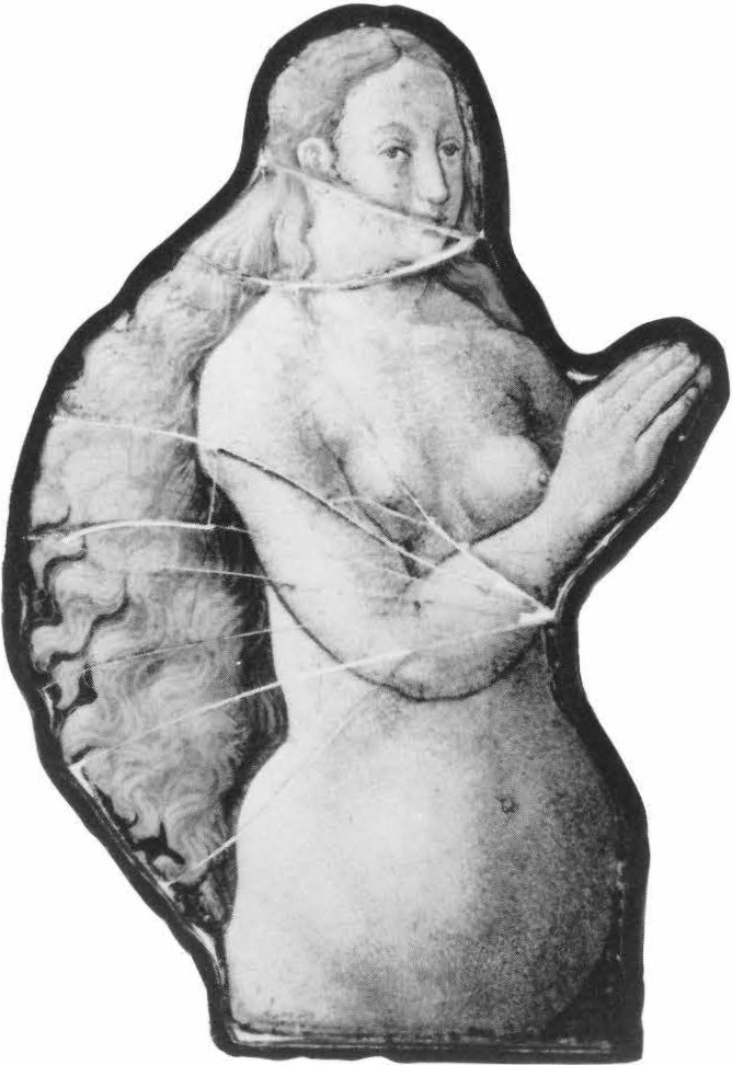 Nude Female Figure (From a Last Judgment?)