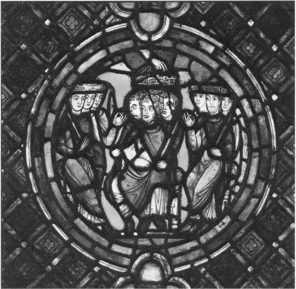 Nine Crowned and Seated Figures (Martyred Crusaders?)