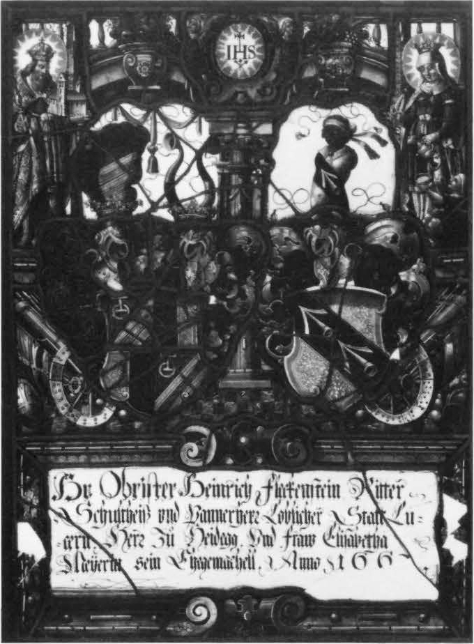 Heraldic Panel with Arms of Fleckenstein and Meyer