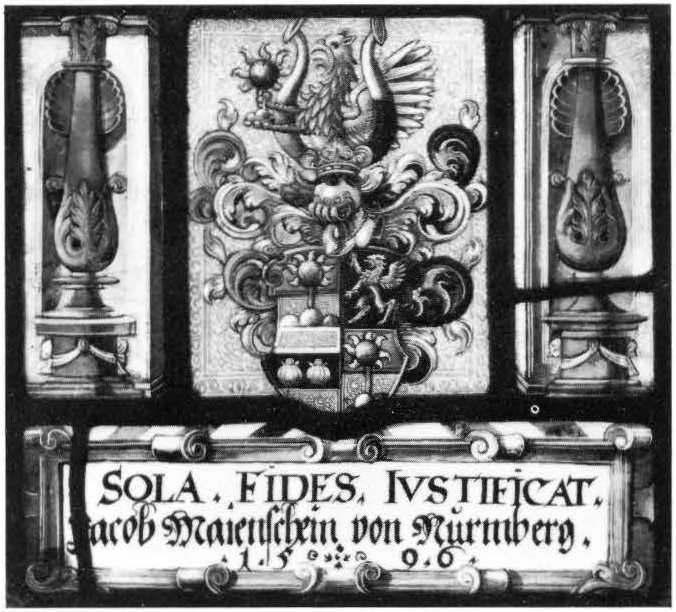 Heraldic Panel: Arms of Maienschein