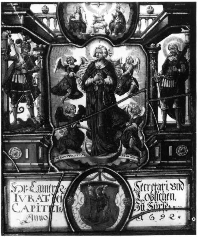 The Assumption of the Virgin with Saints, with the Arms of Camerer