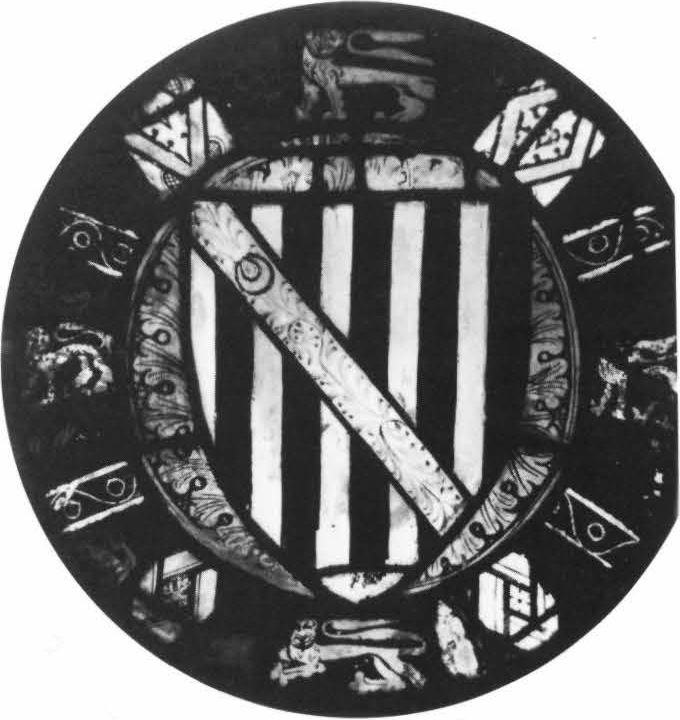 Heraldic Panel: Arms of Roger De Burhull
