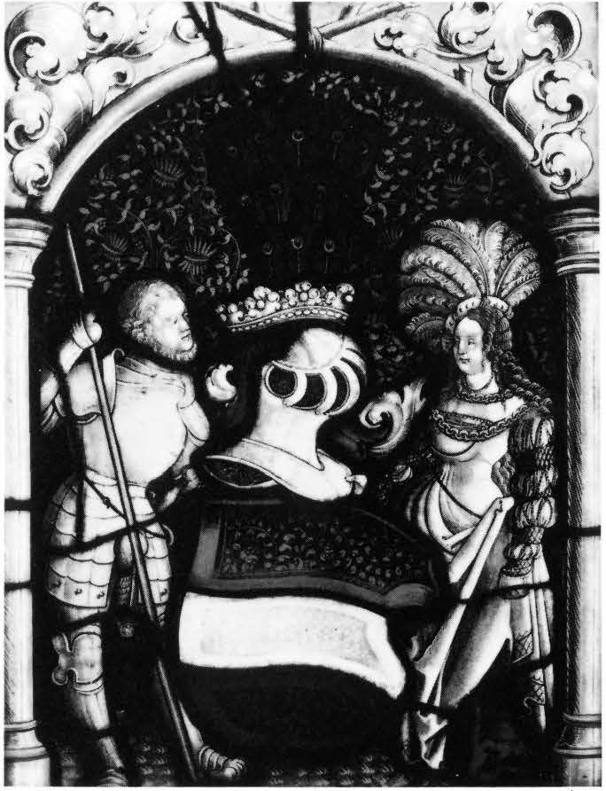 A Knight and a Lady with the Arms of the Archduchy of Austria