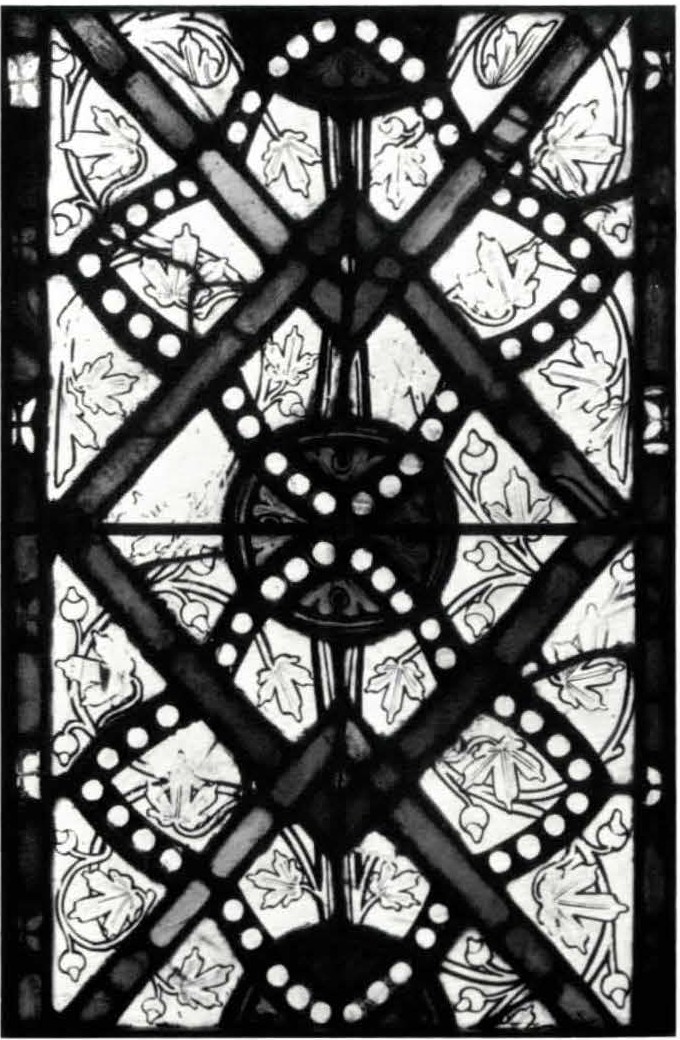 Section of Grisaille Window