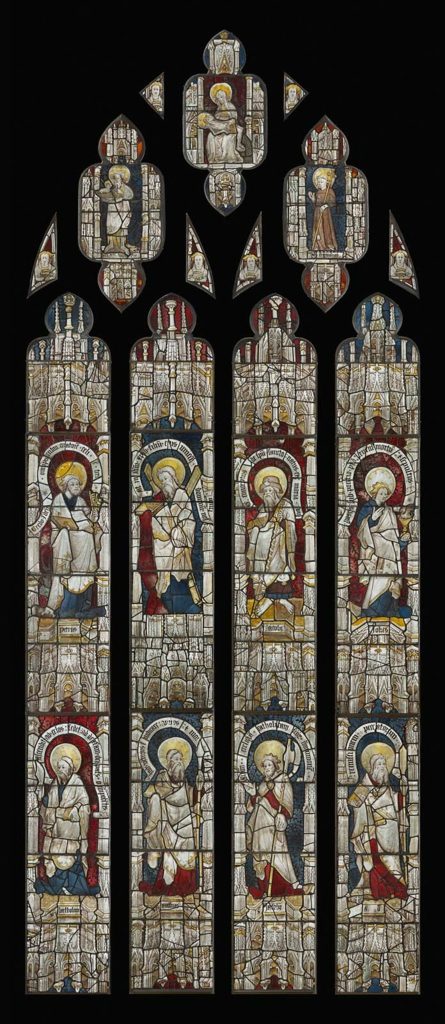 Creed Window with Eight Apostles and Other Saints