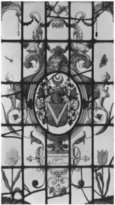 One of Six Heraldic Panels